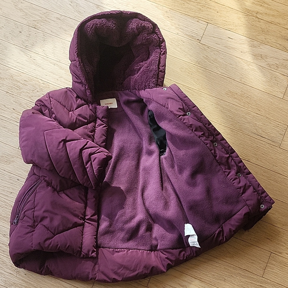 Catimini Deep Purple Puffer Jacket